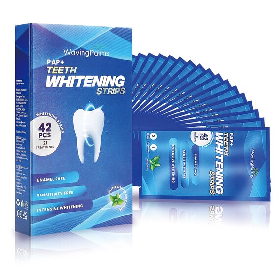 Zahnaufhellung Bleaching Teeth Whitening Strips (42 count (Pack of 1), Milde Minze)