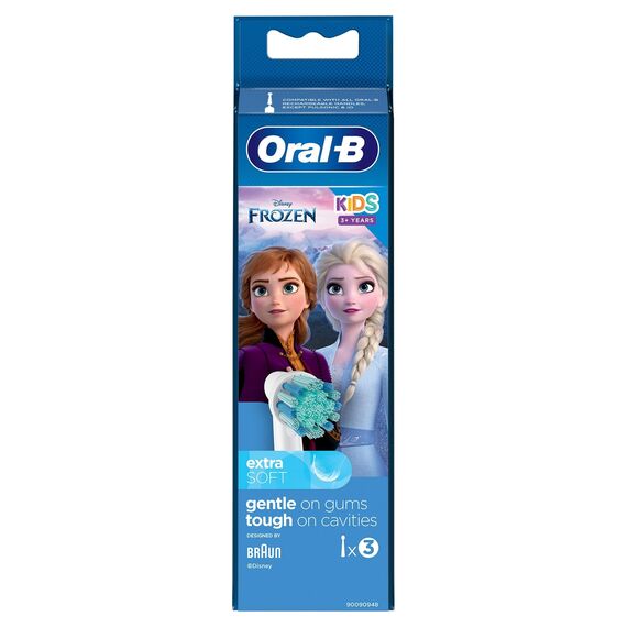 Oral-B Kids Ersatzköpfe mit Disney Frozen Figuren, 3er Pack