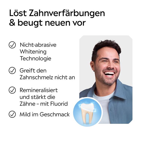 LISTERINE Advanced White Milder Geschmack (500 ml), Mundspülung zur Entfernung hartnäckiger Zahnverfärbungen, für weißere Zähne in nur 1 Woche, Mundwasser bekämpft wirksam Bakterien im Mundraum