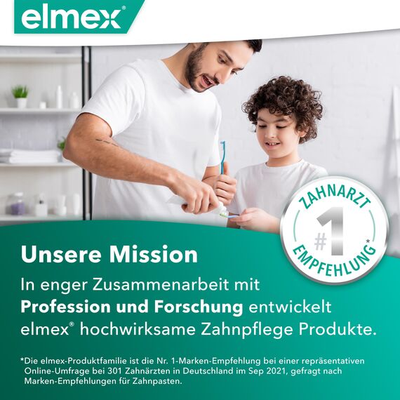 elmex Mundspülung Sensitive Professional 400ml – alkoholfreie Mundspülung für effektive & anhaltende Schmerzlinderung empfindlicher Zähne – für die tägliche Zahnreinigung gegen Karies
