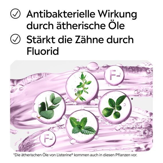 LISTERINE Total Care Extra Mild 500 ml, schützende Mundspülung ohne Alkohol gegen Karies mit 6 in 1 Wirkung, antibakterielles Mundwasser schützt vor Zahnfleischproblemen, bis zu 24h frischer Atem