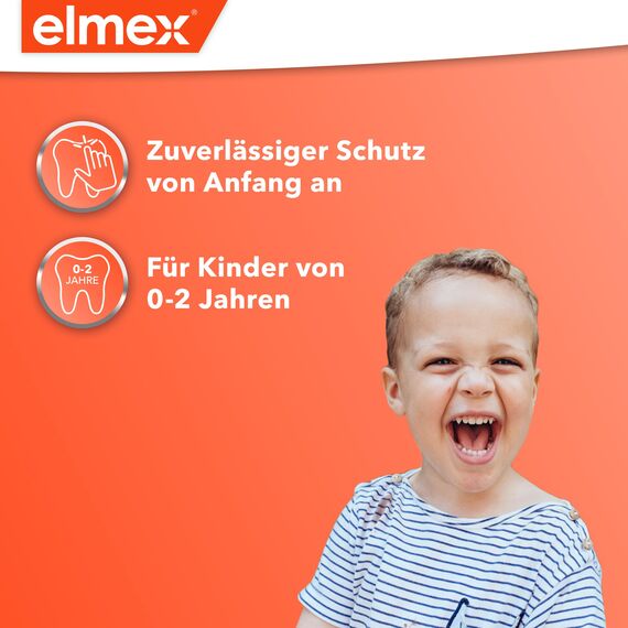 Elmex Baby Zahnpasta der besondere Kariesschutz für die ersten Zähne 0-2 Jahre, 50 ml Zahncreme