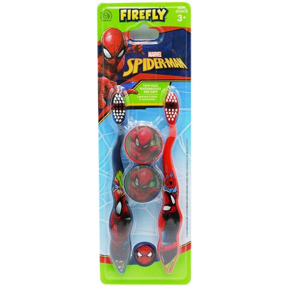 FIREFLY Spiderman Zahnbürste, 2 Stück Mehrfarbig