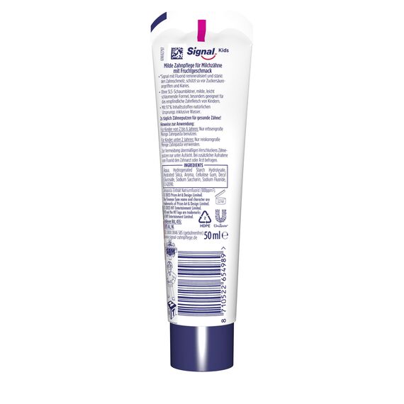 Signal Zahncreme Kids bis 6 Jahre mild und mit Fruchtgeschmack verschiedene Motive 50 ml 1 Stück