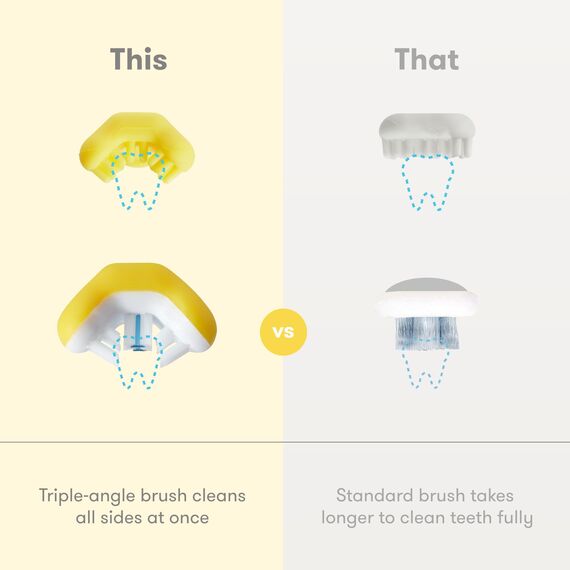 Grow-with-Me Trainingszahnbürsten-Set von Frida Baby