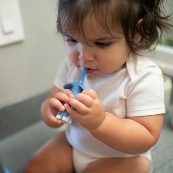 drbrown' S Zahnbürste blau