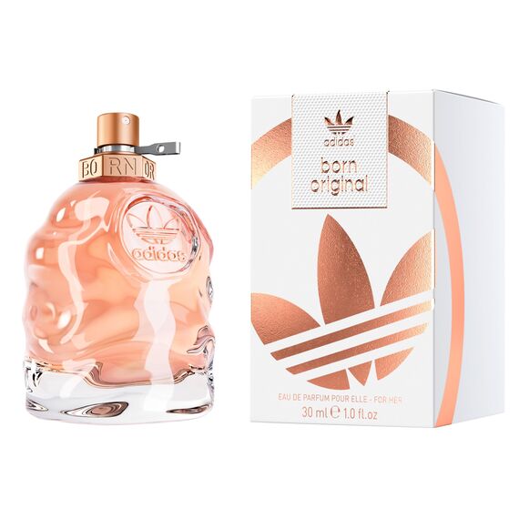 adidas Born Original Eau de Parfum - Fruchtig-blumiges Damen Parfüm mit explosivem Mix aus kontrastierenden Düften - 1 x 30 ml