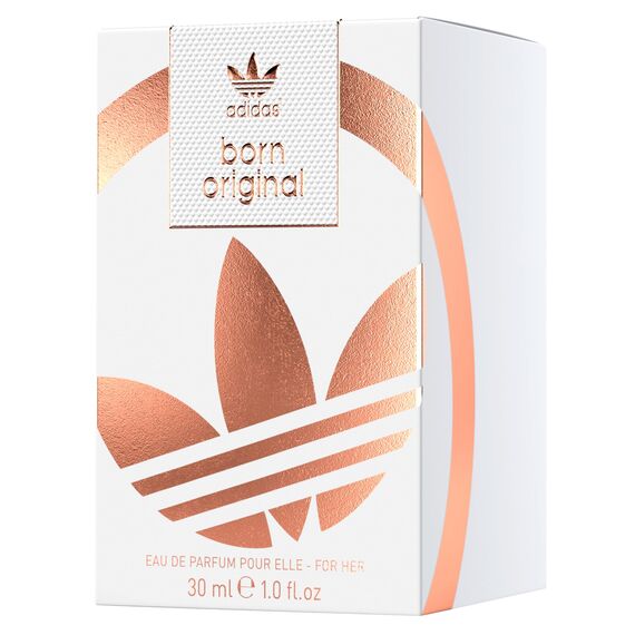 adidas Born Original Eau de Parfum - Fruchtig-blumiges Damen Parfüm mit explosivem Mix aus kontrastierenden Düften - 1 x 30 ml