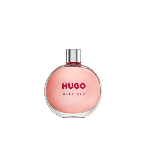HUGO Deep Red Eau de Parfum – Ambriertes Damenparfum – Mit Clementine, Freesie und Sandelholz – Langanhaltender Duft, 75ml