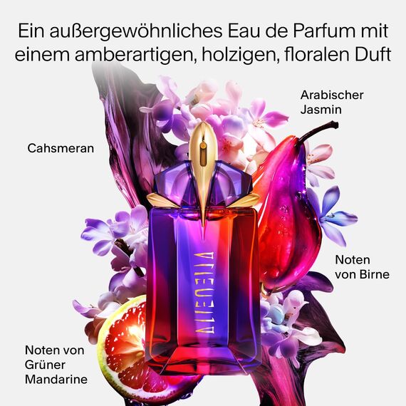 MUGLER Alien Hypersense Eau de Parfum, Damen-Parfum, Fruchtiger, holziger und blumiger Duft, Hypermodern und hyperfeminin, Nachfüllflakon
