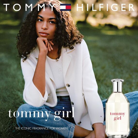 Tommy Hilfiger – Tommy Girl Eau de Toilette 50 ml – Parfüm Damen – Fruchtig & Blumig – Frischer blumiger Duft mit fruchtigen Noten – Transparenter Glasflakon