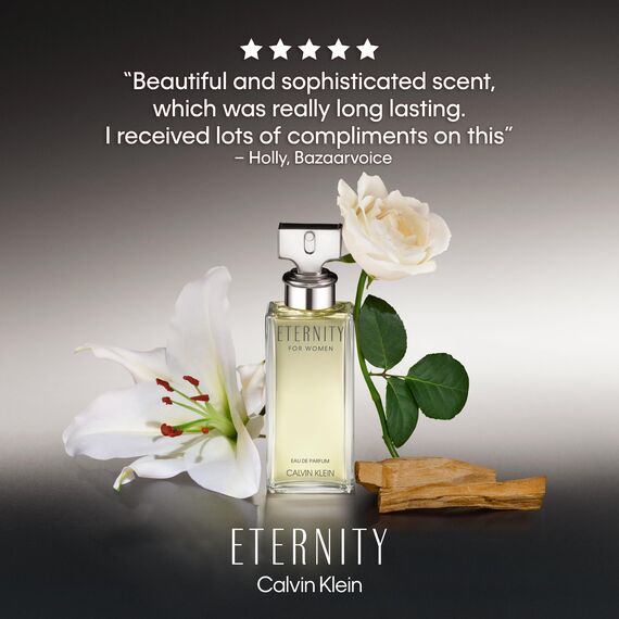 CALVIN KLEIN Eternity Eau de Parfum for her, würzig-blumiger Damenduft,100ml (1er Pack)