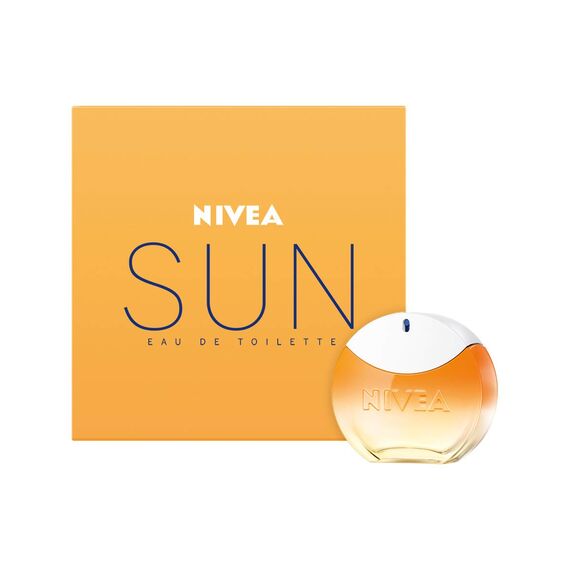 NIVEA SUN Eau de Toilette, Parfum mit dem Original Sonnencreme Duft, sommerlicher und erfrischender unisex, im ikonischen Parfüm-Flakon (30 ml) (Packung mit 2)