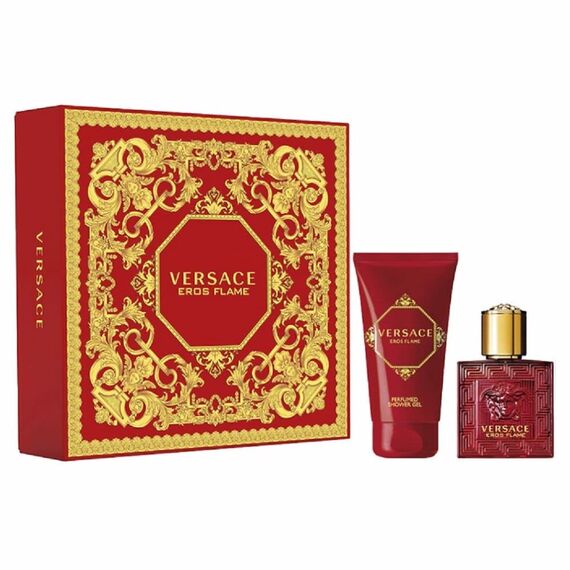 VERSACE EROS FLAME Eau de Parfum Spray 30ml + Shower Gel 50ml