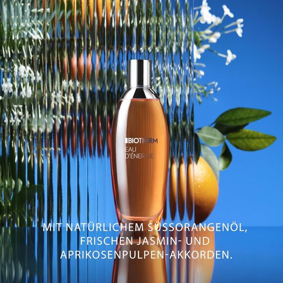 Biotherm Eau d'Energie Eau de Toilette, erfrischendes Bodyspray für Damen, Körperspray mit fruchtigen Essenzen von Orange, Mandarine und Zitrone, belebt und erfrischt die Haut intensiv