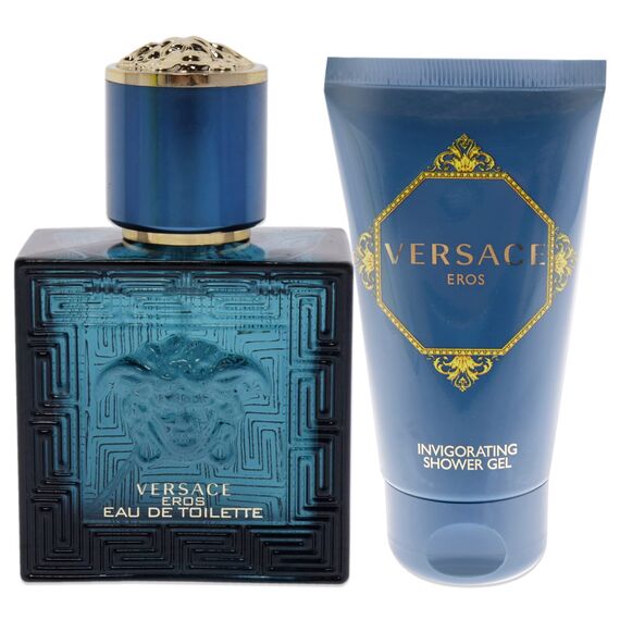 Versace Versace Eros For Men Geschenk-Set, 2 Stück