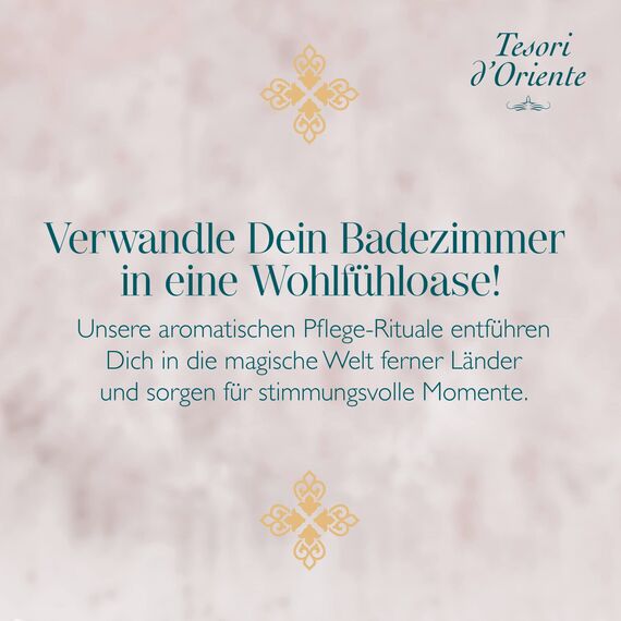 Tesori d'Oriente EDT Byzantium | 100 ml | aromatisches Parfüm | schwarze Rose & Labdanum | im Aluminiumflakon | Wellness-Ritual für Körper & Sinne