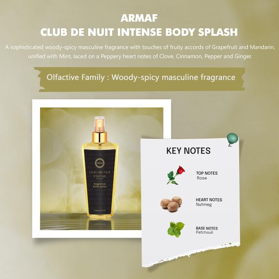 Armaf Club De Nuit Intense For Women Body Spray