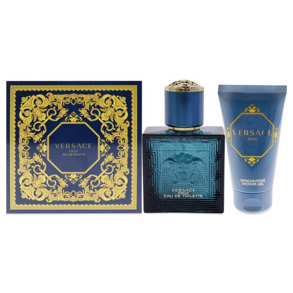 Versace Versace Eros For Men Geschenk-Set, 2 Stück