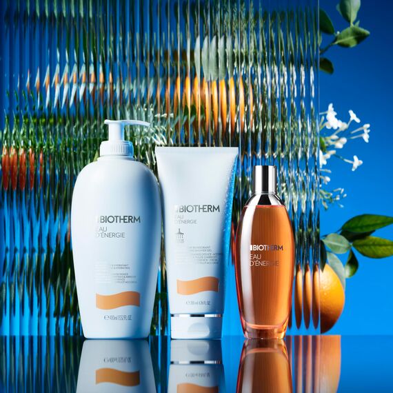 Biotherm Eau d'Energie Eau de Toilette, erfrischendes Bodyspray für Damen, Körperspray mit fruchtigen Essenzen von Orange, Mandarine und Zitrone, belebt und erfrischt die Haut intensiv