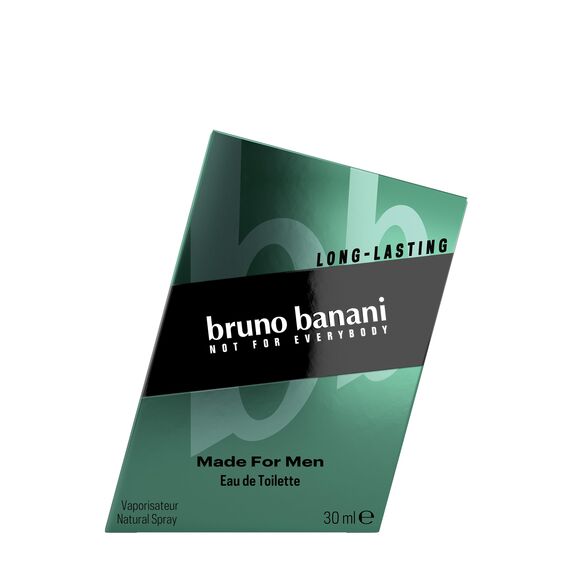 bruno banani Made for Men – Eau de Toilette Natural Spray – Aromatisch-fruchtiges Herren Parfüm – 1er Pack (1 x 30ml)