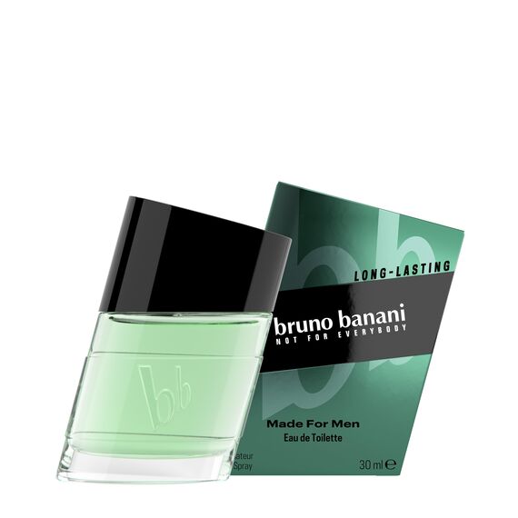 bruno banani Made for Men – Eau de Toilette Natural Spray – Aromatisch-fruchtiges Herren Parfüm – 1er Pack (1 x 30ml)