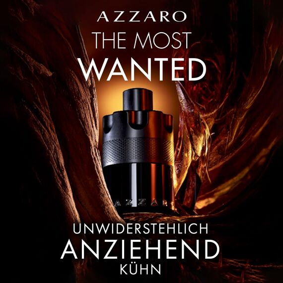 Azzaro The Most Wanted Eau de Parfum Intense, verführerischer, intensiver Herrenduft, würziges Parfüm für Männer, 150 ml