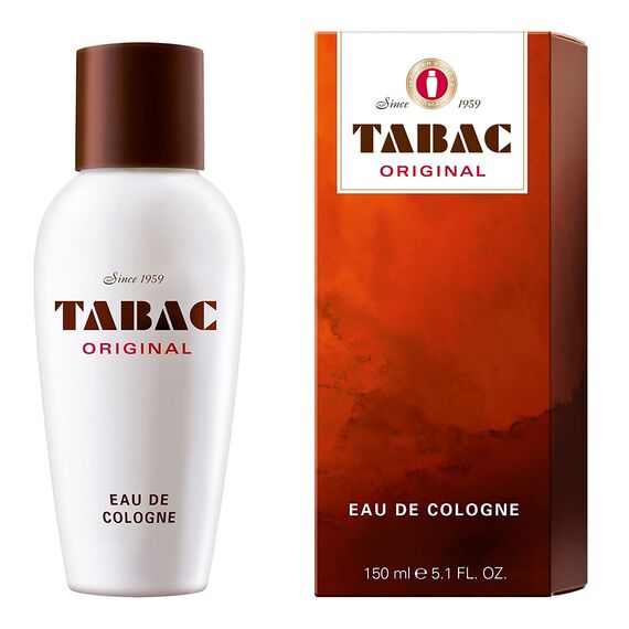 Tabac® Original | Eau de Cologne - Original Seit 1959 - würzig-frisch - dezente männliche Pflege - zeitloser Männerduft | 150ml Splash