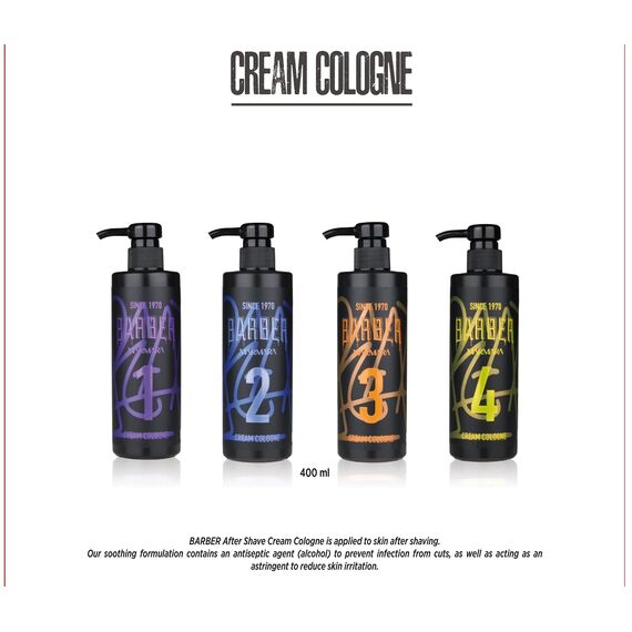 BARBER MARMARA No.3 Mini Eau de Cologne Pump-spray Herren (1x 50ml) Aftershave Men - Duftwasser für Unterwegs - Herrenduft Reisegröße - 70° Alkohol | Duftfläschchen mit Zerstäuber