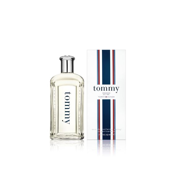 Tommy Hilfiger – Tommy Eau de Toilette 50 ml – Parfüm Herren – Fougère-Duft – Zitrusnoten und Fruchtnuancen – Transparenter Glasflakon
