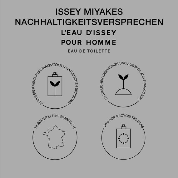 Issey Miyake – L'Eau d'Issey Pour Homme Eau de Toilette – Würzig-holziger Duft, inspiriert von der Natur, mit Yuzu-Akkord, Muskatnuss und Sandelholz – Herrendüfte in verschiedenen Größen erhältlich