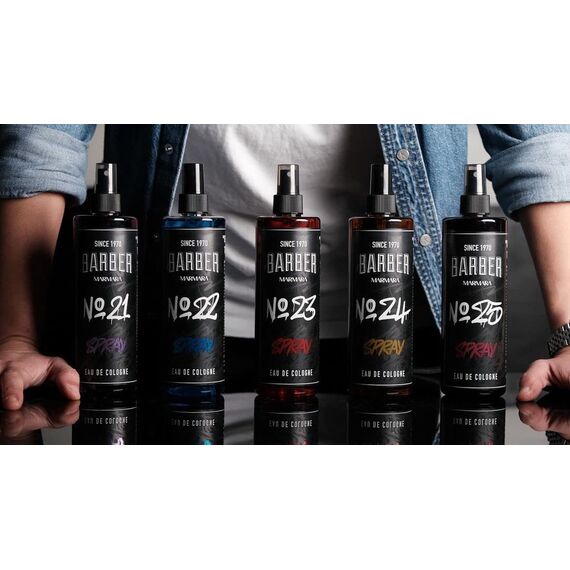 barber marmara No.21 Eau de Cologne Spray Herren GRAFITTI 1x 400ml | after shave herren | Duftwasser | Rasierwasser Männer | Barber Herrendüfte | Bodyspray - Barbershop - Friseur Kolonya | Parfume
