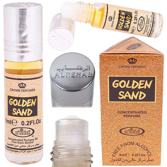 Golden Sand 6ml Parfum Duft - Al Rehab Misk Parfümöl für HERREN & DAMEN Musk Moschus