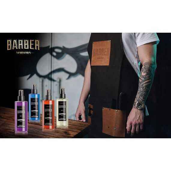 BARBER MARMARA Eau de Cologne Pump-spray Herren (2x 250ml) After Shave Men - Duftwasser - Rasierwasser Männer - Erfrischt kühlt - Herrenduft - Desinfizierend 70° Alkohol (2x No.3)