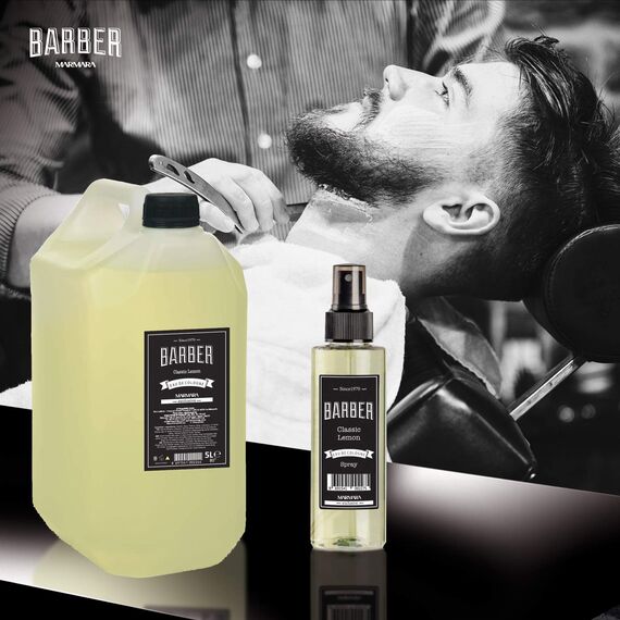 BARBER MARMARA Limon Kolonya 80° 3x150ml Pump-Spray | Eau de Cologne | After Shave