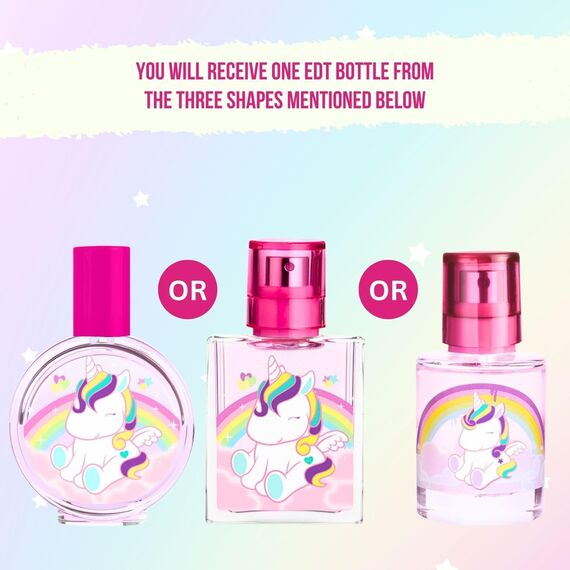 Eau My Unicorn Parfüm für Kinder: Duft für Mädchen im schönen Glasflakon und Einhorn Motiv (30ml)