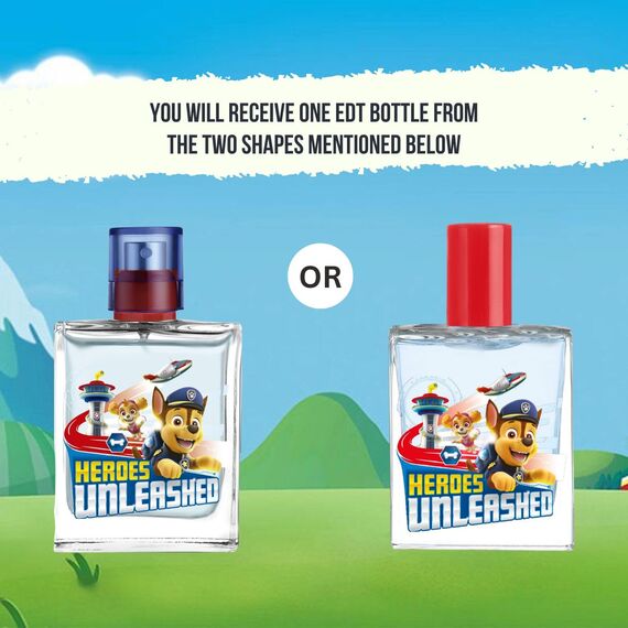 Paw Patrol Parfüm für Kinder: Eau de Toilette im schönen Glasflakon mit Chase Motiv, Geschenk für Jungen (30ml)