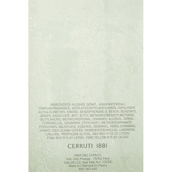 Cerruti 1881 Homme Eau de Toilette, 100 ml