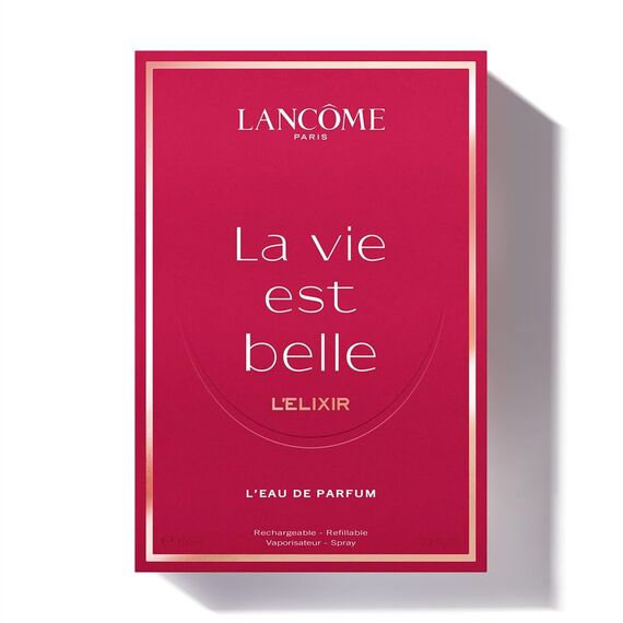 Lancôme La Vie est Belle L'Elixir Eau de Parfum, samtig-blumiger Damen-Duft mit Himbeerakkord, Veilchenblatt und Kakaobutter für ein einzigartiges Dufterlebnis, 100ml