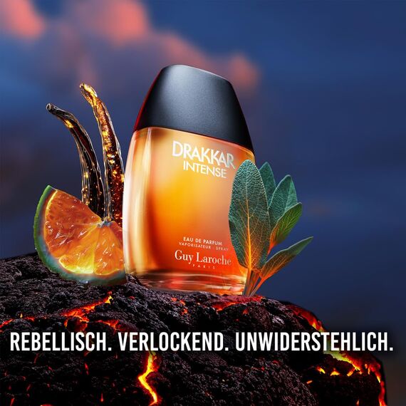 Guy Laroche Drakkar Intense Verführerisches & unwiderstehliches Eau de Parfum, Fougère-Duft mit Bernsteinnote, Langanhaltendes Männerparfum, Parfum für Männer, 100ml