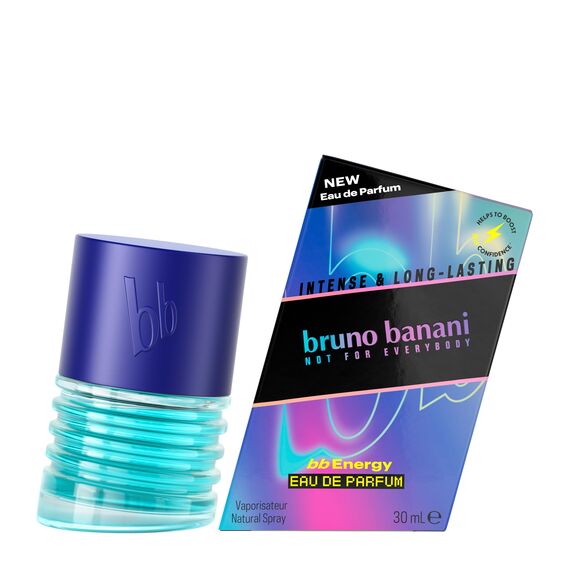 bruno banani bb Energy Eau de Parfum für Ihn, holziger, maskuliner Fougère-Duft, der Selbstvertrauen weckt, vegane Formel, 30 ml