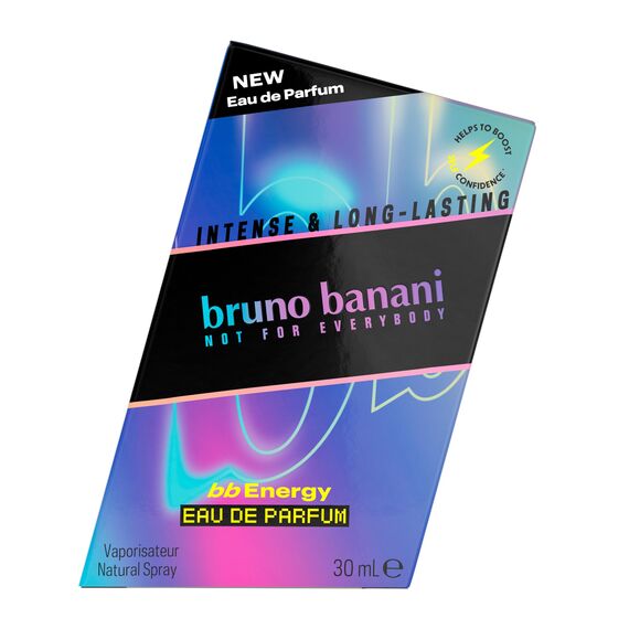 bruno banani bb Energy Eau de Parfum für Ihn, holziger, maskuliner Fougère-Duft, der Selbstvertrauen weckt, vegane Formel, 30 ml