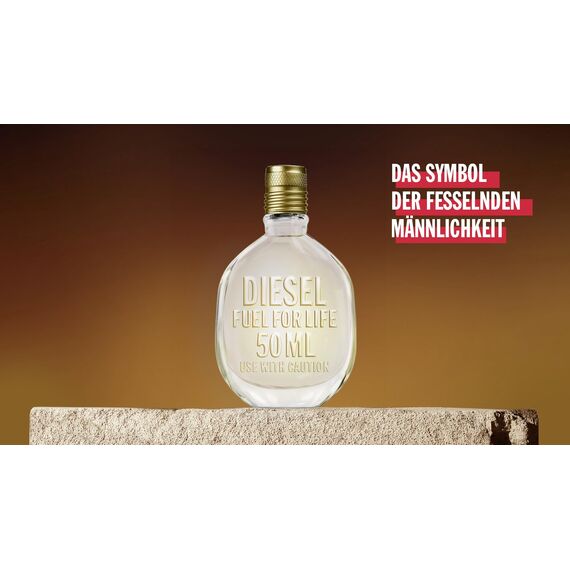 Diesel Fuel For Life Parfüm Herren| Eau de Toilette| Männer Parfum| Parfume Men| Herrenparfum| Diesel Parfum Männer| Natural Spray| Frischer und holziger Duft