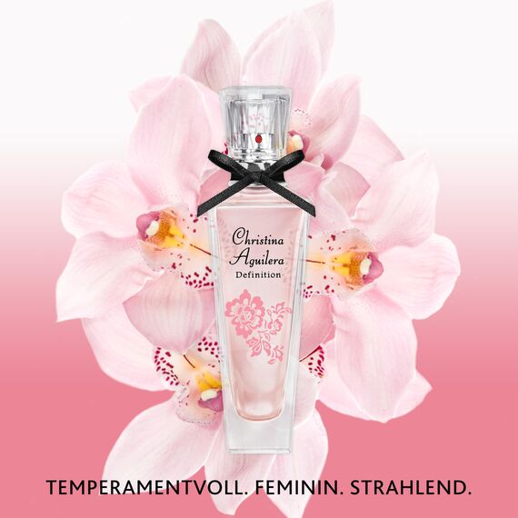 Christina Aguilera - Definition Eau de Parfum, leichtes Parfüm, mit Mandarine, Orchidee und Amber, blumige und zitrische Noten, erfrischender Duft, ideal für den Sommer, Parfüm für Damen - 30 ml