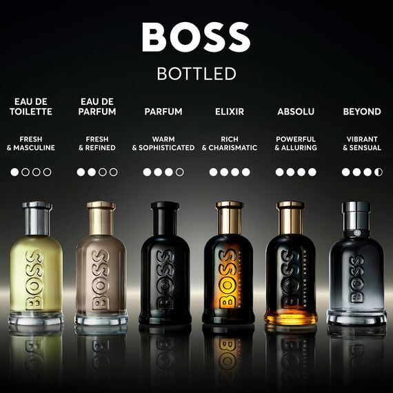 BOSS Bottled Beyond Eau de Parfum – Holziges Cologne für Herren – Mit Noten von Ingwer und Leder – Langanhaltender Duft, 100ml