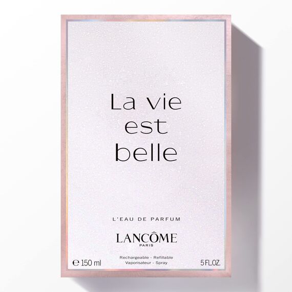 Lancôme La Vie est Belle Eau de Parfum, floraler Duft für Damen mit Iris, Patchouli und Vanille-Akkord, nachfüllbarer Flakon, 150ml