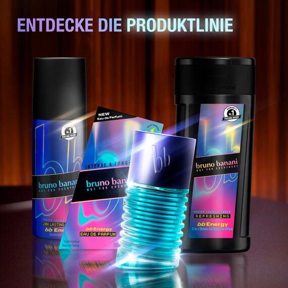 bruno banani bb Energy Eau de Parfum für Ihn, holziger, maskuliner Fougère-Duft, der Selbstvertrauen weckt, vegane Formel, 30 ml