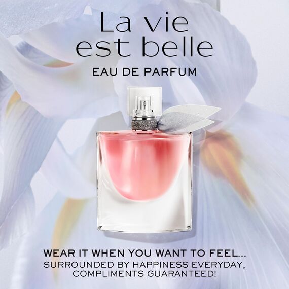 Lancôme La Vie est Belle Eau de Parfum, floraler Duft für Damen mit Iris, Patchouli und Vanille-Akkord, nachfüllbarer Flakon, 75ml