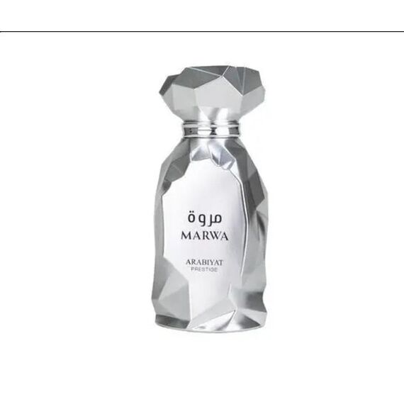 Arabiyat Prestige Marwa Eau de Parfum, 100 ml, Silber für Männer, hergestellt in den VAE