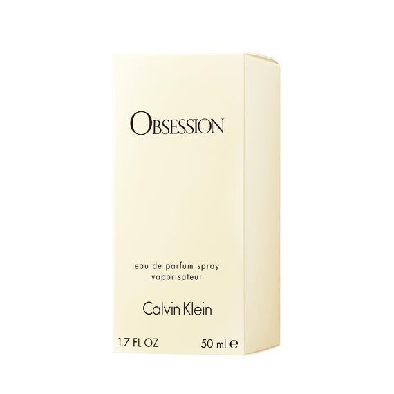 CALVIN KLEIN Obsession Eau de Parfum for her, orientalisch-würziger Damenduft, 50ml